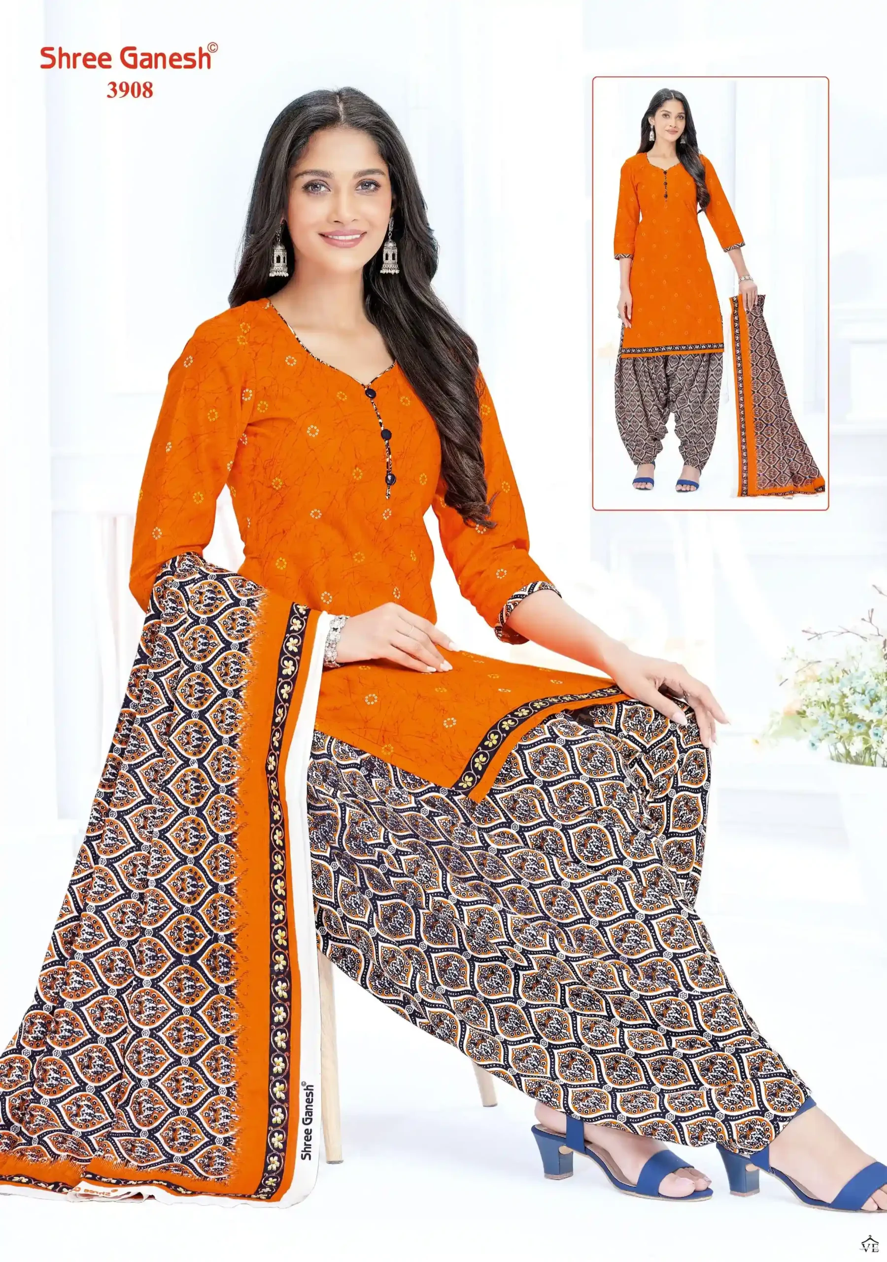 Shree Ganesh Hansika Vol 19 Cotton Wholesale Readymade Suits Catalog — Wholesale Salwar Suits, MPA wholesale from Surat - Gallery Image 13
