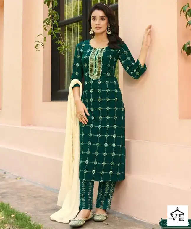 Passion Tree Harvi Vol-1 Rayon Wholesale Readymade Suits Catalog — Wholesale Salwar Suits, MPA wholesale from Surat — view 1