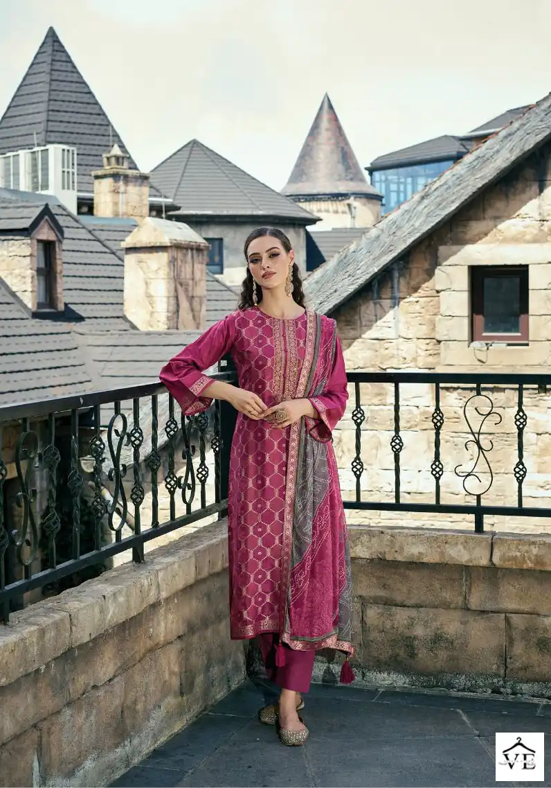 Kilory Trends Haseen Pure Rancard Silk Jaquard Wholesale Designer Salwar Suit Catalog — Wholesale Salwar Suits, MPA wholesale from Surat - Gallery Image 2