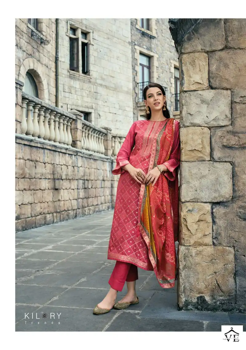 Kilory Trends Haseen Pure Rancard Silk Jaquard Wholesale Designer Salwar Suit Catalog — Wholesale Salwar Suits, MPA wholesale from Surat - Gallery Image 5