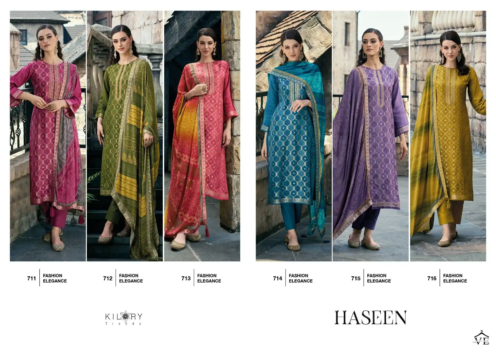 Kilory Trends Haseen Pure Rancard Silk Jaquard Wholesale Designer Salwar Suit Catalog — Wholesale Salwar Suits, MPA wholesale from Surat — view 7