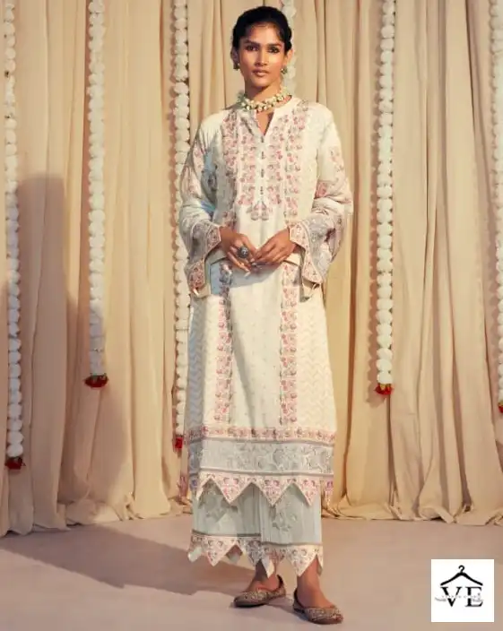 Kimora Heer Habiba Pure Muslin Wholesale Salwar Suit Catalog — Wholesale Salwar Suits, MPA wholesale from Surat — view 1