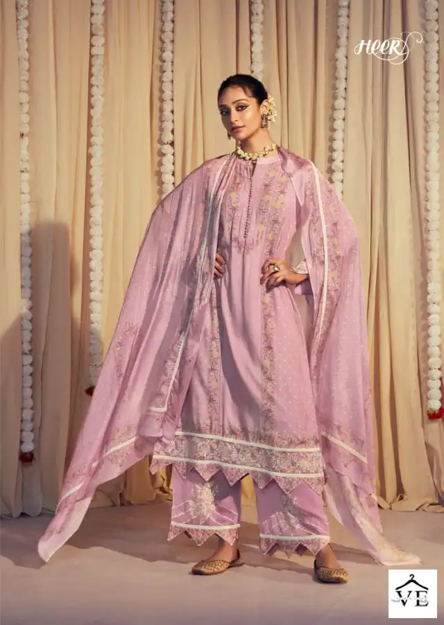 Kimora Heer Habiba Pure Muslin Wholesale Salwar Suit Catalog — Wholesale Salwar Suits, MPA wholesale from Surat - Gallery Image 7