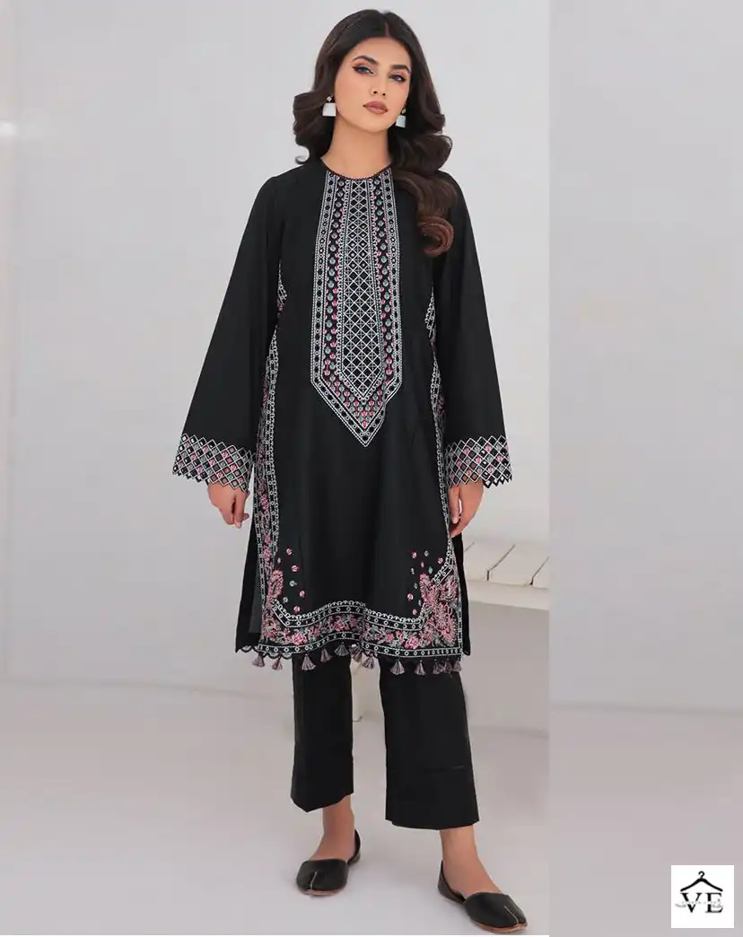 Hoor Tex HF-15 Georgette Wholesale Kurta Pant Catalog — Wholesale Kurtis, MPA wholesale from Surat — view 1