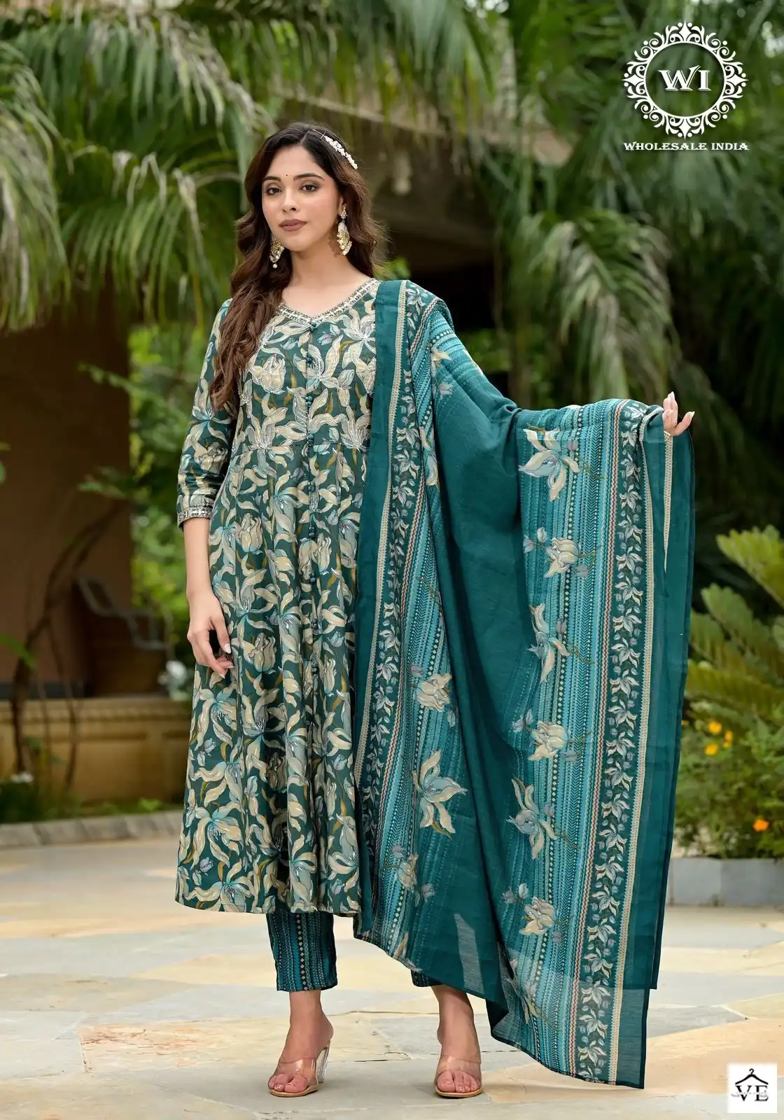 VE Husna Pure Muslin Wholesale Readymade Suits Catalog — Wholesale Salwar Suits, MPA wholesale from Surat — view 2