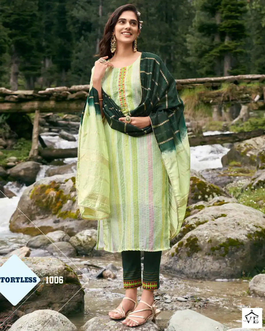 Wanna Heer Pure Muslin Wholesale Readymade Suit Catalog — Wholesale Salwar Suits, MPA wholesale from Surat — view 1