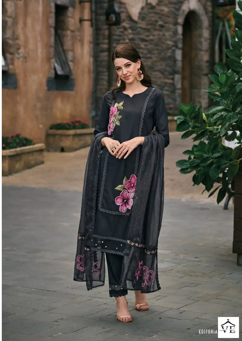 VE Ibadat Viscose Wholesale Readymade Suits Catalog — Wholesale Salwar Suits, MPA wholesale from Surat - Gallery Image 4