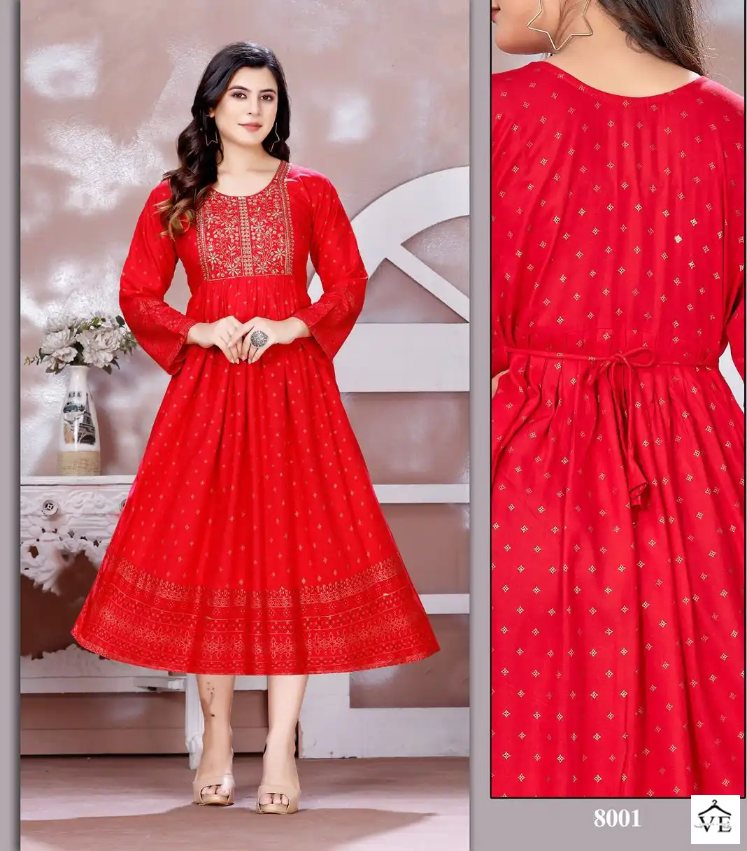 Beauty Queen I’M Bindass-2 Heavy Rayon 14 Kg Wholesale Kurti Catalog — Wholesale Kurtis, MPA wholesale from Surat - Gallery Image 2
