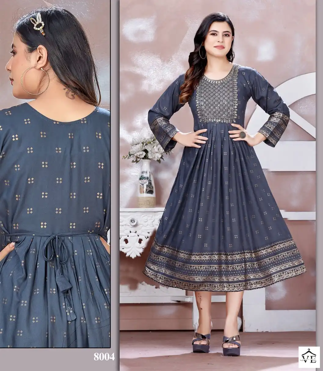 Beauty Queen I’M Bindass-2 Heavy Rayon 14 Kg Wholesale Kurti Catalog — Wholesale Kurtis, MPA wholesale from Surat - Gallery Image 5