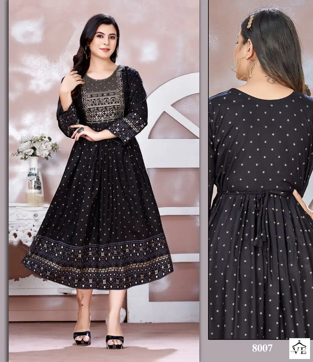 Beauty Queen I’M Bindass-2 Heavy Rayon 14 Kg Wholesale Kurti Catalog — Wholesale Kurtis, MPA wholesale from Surat - Gallery Image 6