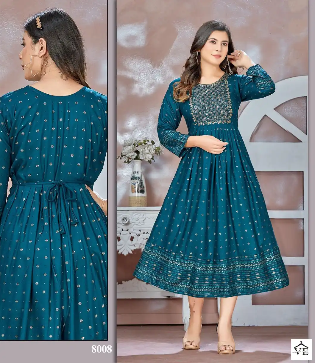 Beauty Queen I’M Bindass-2 Heavy Rayon 14 Kg Wholesale Kurti Catalog — Wholesale Kurtis, MPA wholesale from Surat - Gallery Image 7
