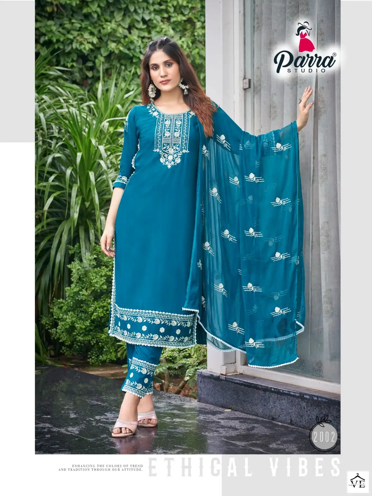 Parra Inayat Vol 2 Pure Rayon 14 Kg Wholesale Readymade Suits Catalog — Wholesale Salwar Suits, MPA wholesale from Surat - Gallery Image 5