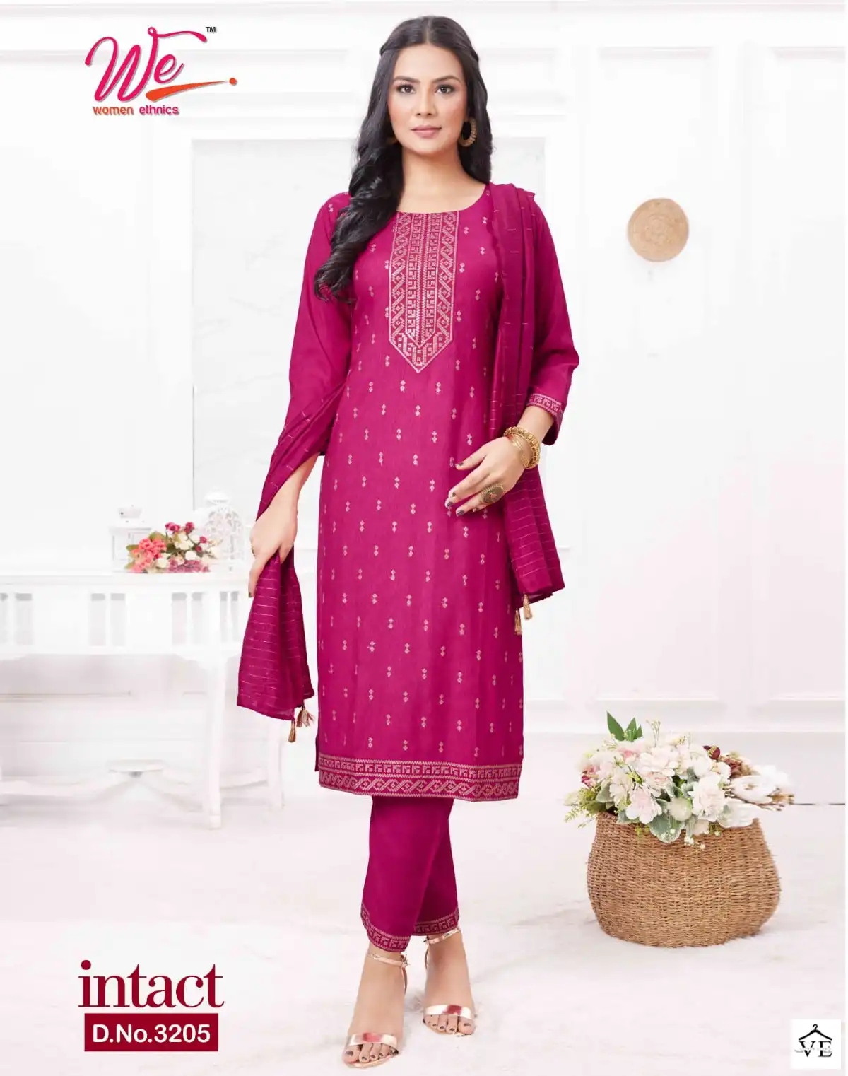 We Intact Heavy Rayon Wholesale Readymade Salwar Suit Catalog — Wholesale Salwar Suits, MPA wholesale from Surat — view 1