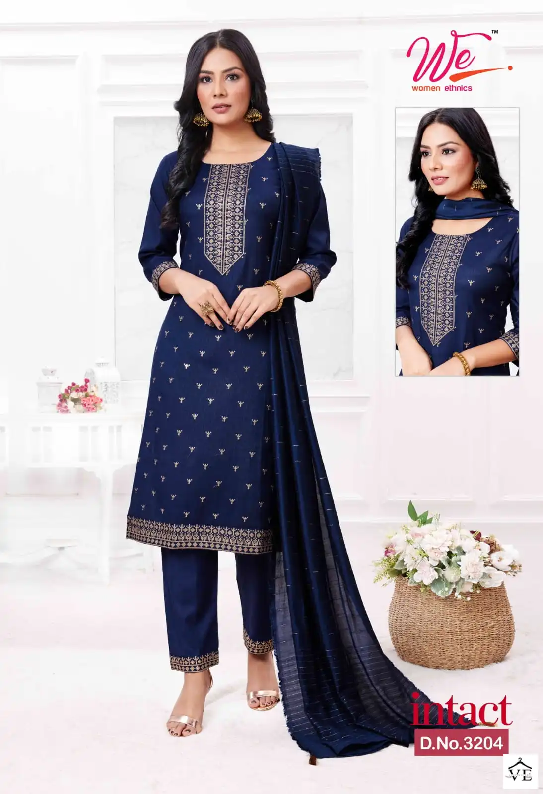 We Intact Heavy Rayon Wholesale Readymade Salwar Suit Catalog — Wholesale Salwar Suits, MPA wholesale from Surat - Gallery Image 3