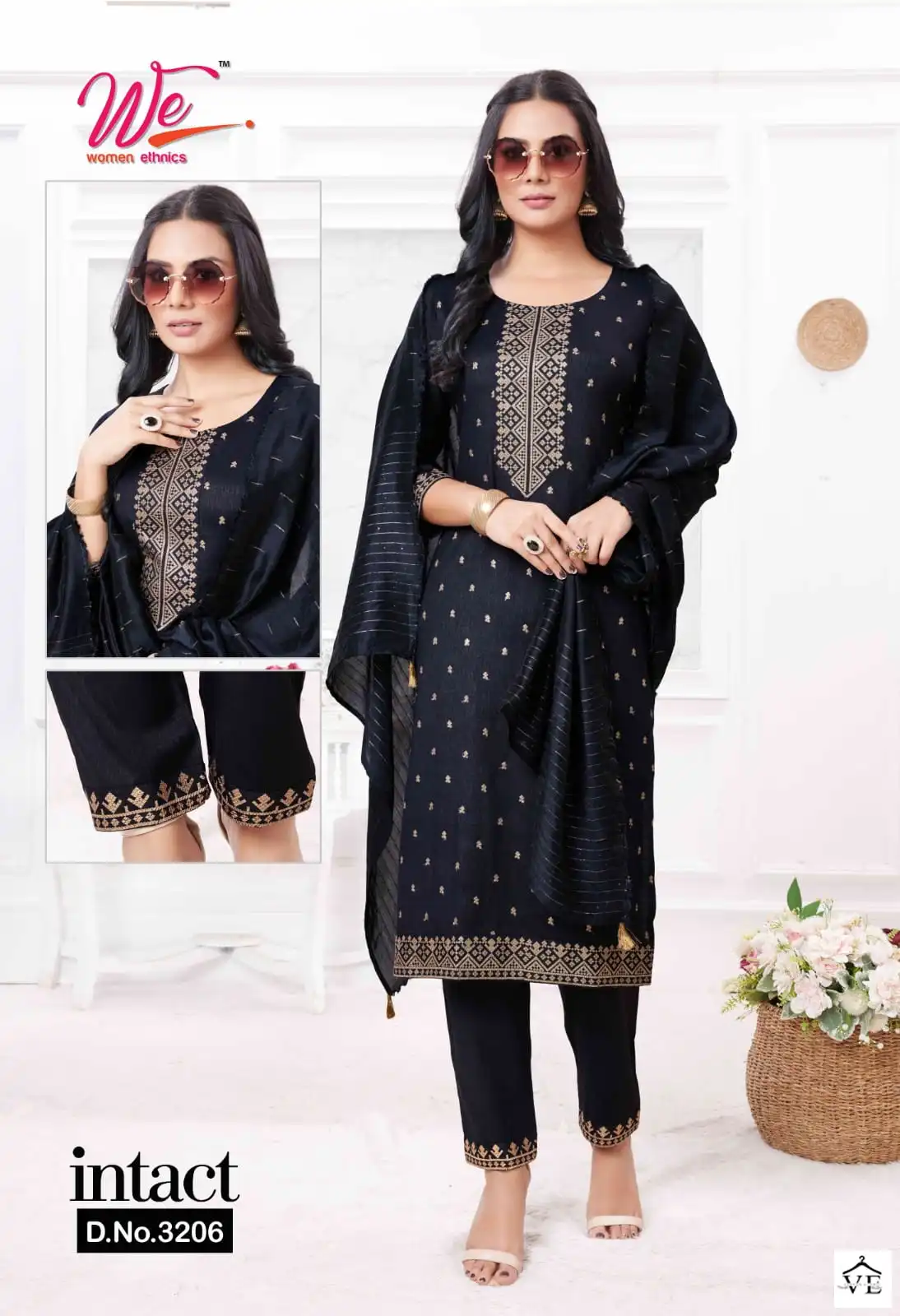 We Intact Heavy Rayon Wholesale Readymade Salwar Suit Catalog — Wholesale Salwar Suits, MPA wholesale from Surat - Gallery Image 4