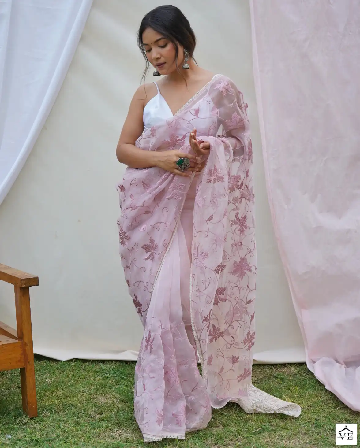 Shree Trends Ishaq Organza Wholesale Saree Catalog — Wholesale Sarees, MPA wholesale from Surat — view 1