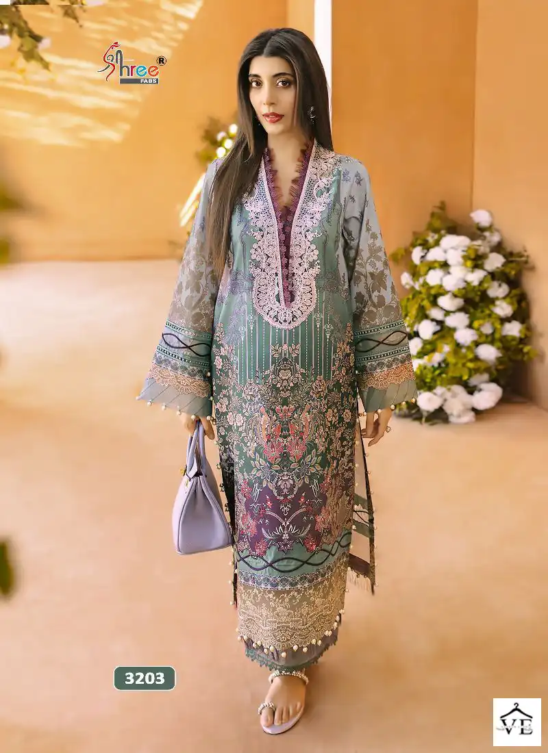 Shree Fabs Jade Solitaire Vol-4 Pure Cotton Wholesale Pakistani Suits Catalog — Wholesale Salwar Suits, MPA wholesale from Surat - Gallery Image 6