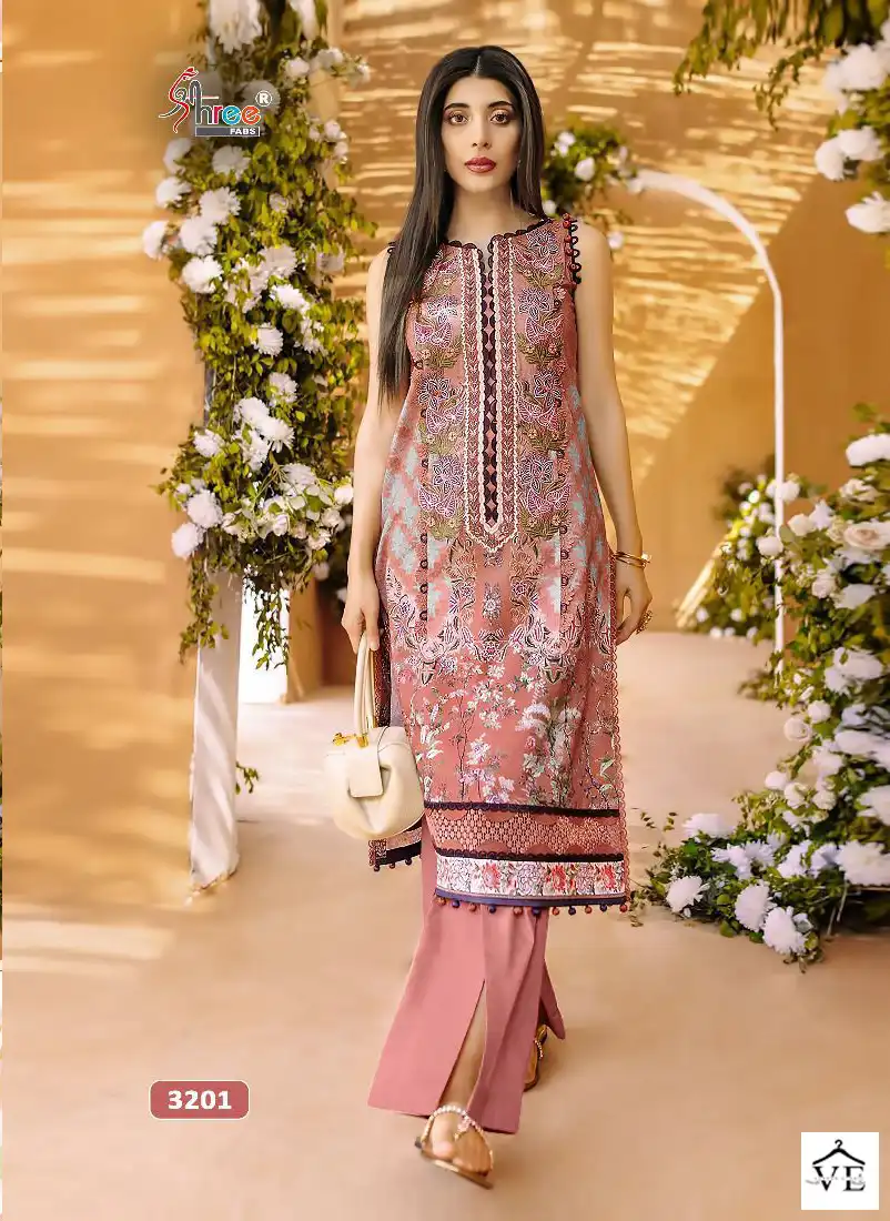 Shree Fabs Jade Solitaire Vol-4 Pure Cotton Wholesale Pakistani Suits Catalog — Wholesale Salwar Suits, MPA wholesale from Surat - Gallery Image 2