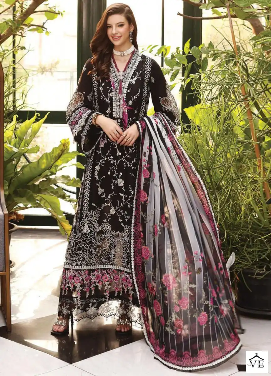 Johra Tex JT-125 Cambric Cotton Wholesale Pakistani Suit Catalog — Wholesale Salwar Suits, MPA wholesale from Surat — view 1