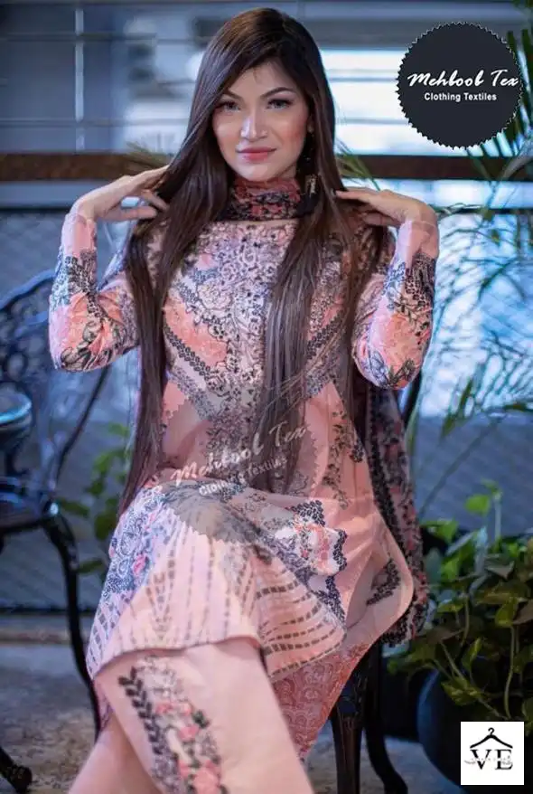 Mehboob Tex Jade Bliss Court Dusty Vol 1 Pure Cotton Wholesale Pakistani Suit — Wholesale Salwar Suits, MPA wholesale from Surat — view 6