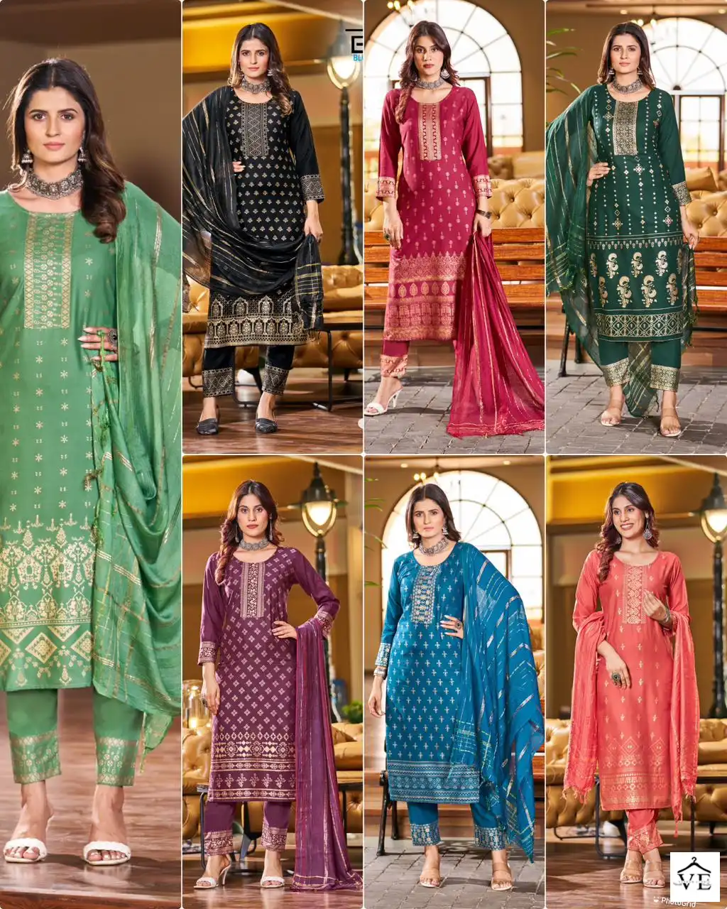 Blue Hills Jasmin 2.0 14 Kg Rayon Wholesale Readymade Suits Catalog — Wholesale Salwar Suits, MPA wholesale from Surat - Gallery Image 9