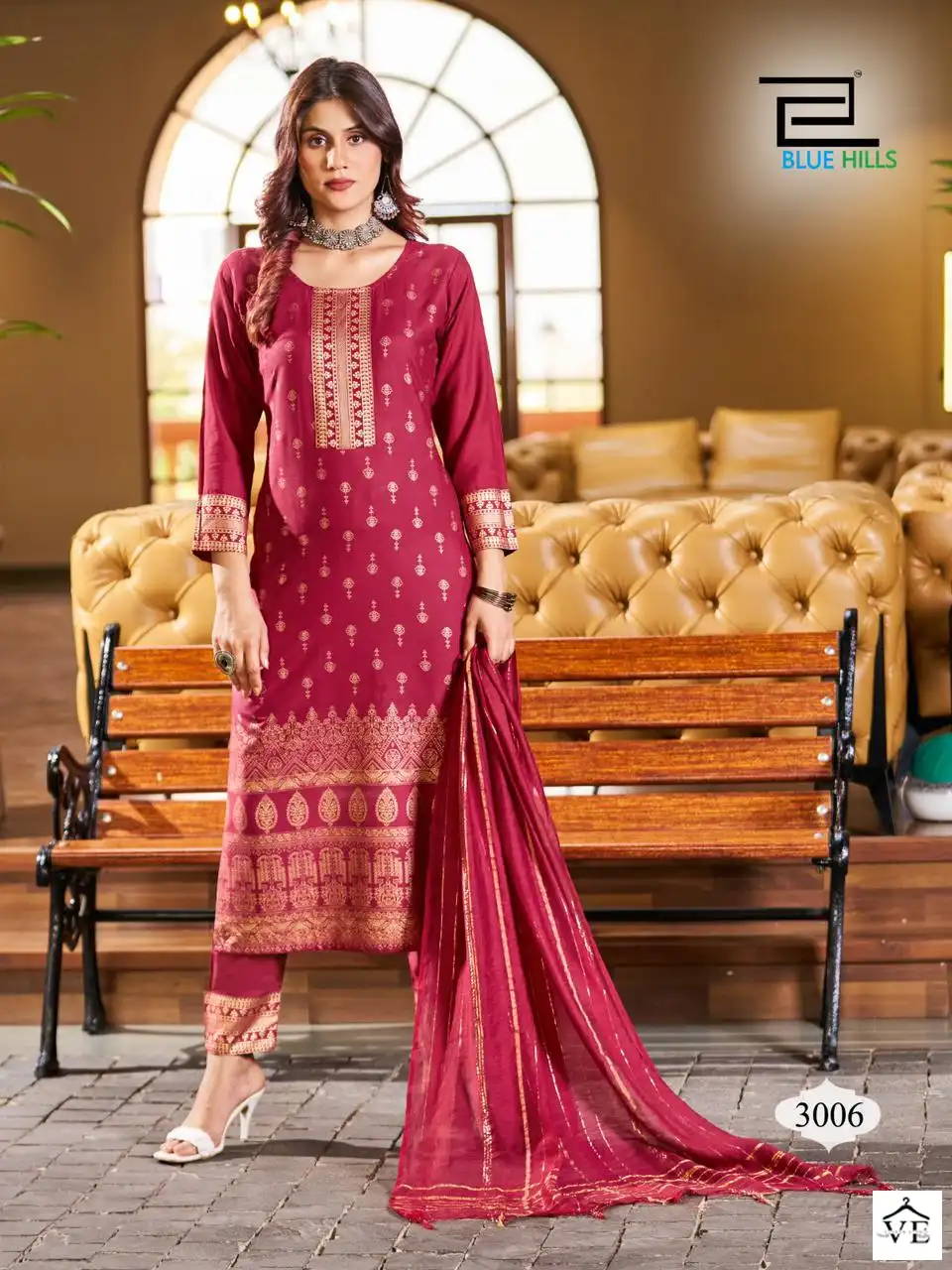 Blue Hills Jasmin 2.0 14 Kg Rayon Wholesale Readymade Suits Catalog — Wholesale Salwar Suits, MPA wholesale from Surat - Gallery Image 6