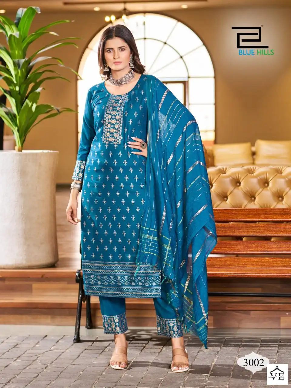 Blue Hills Jasmin 2.0 14 Kg Rayon Wholesale Readymade Suits Catalog — Wholesale Salwar Suits, MPA wholesale from Surat - Gallery Image 7