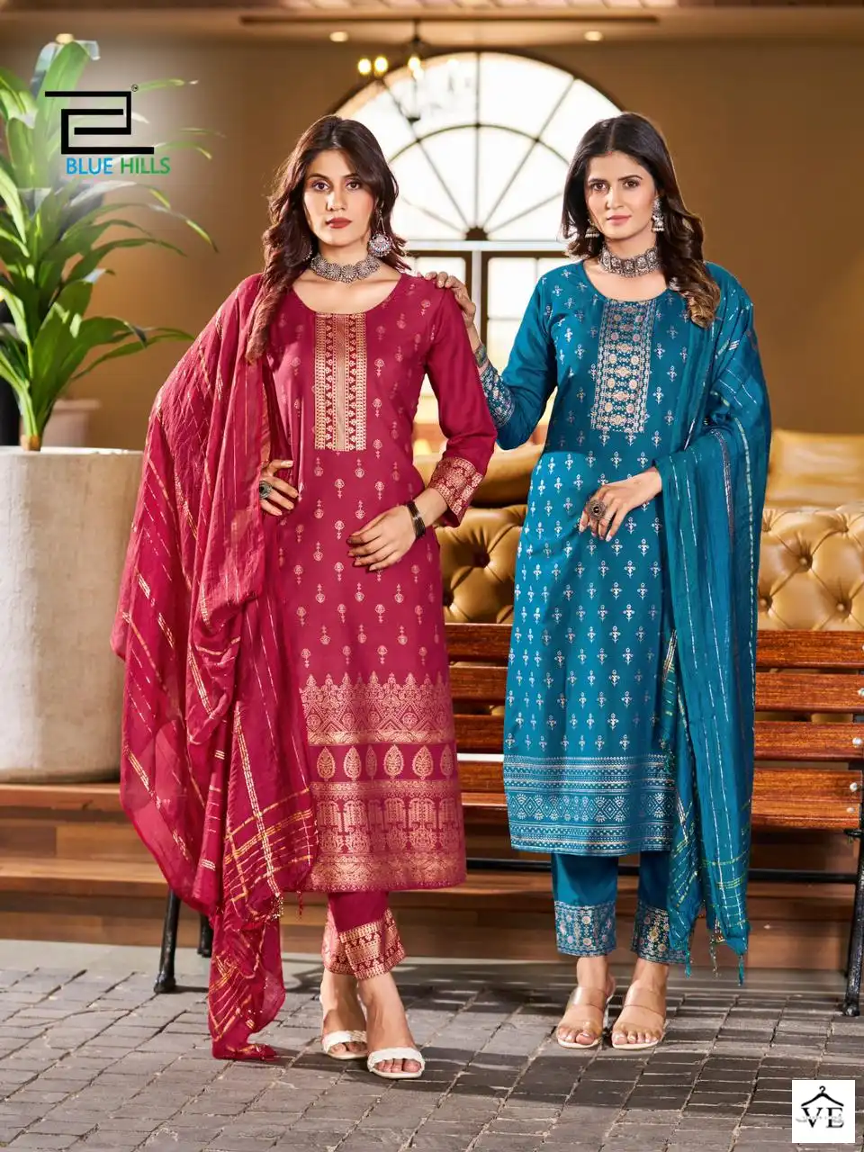 Blue Hills Jasmin 2.0 14 Kg Rayon Wholesale Readymade Suits Catalog — Wholesale Salwar Suits, MPA wholesale from Surat - Gallery Image 3