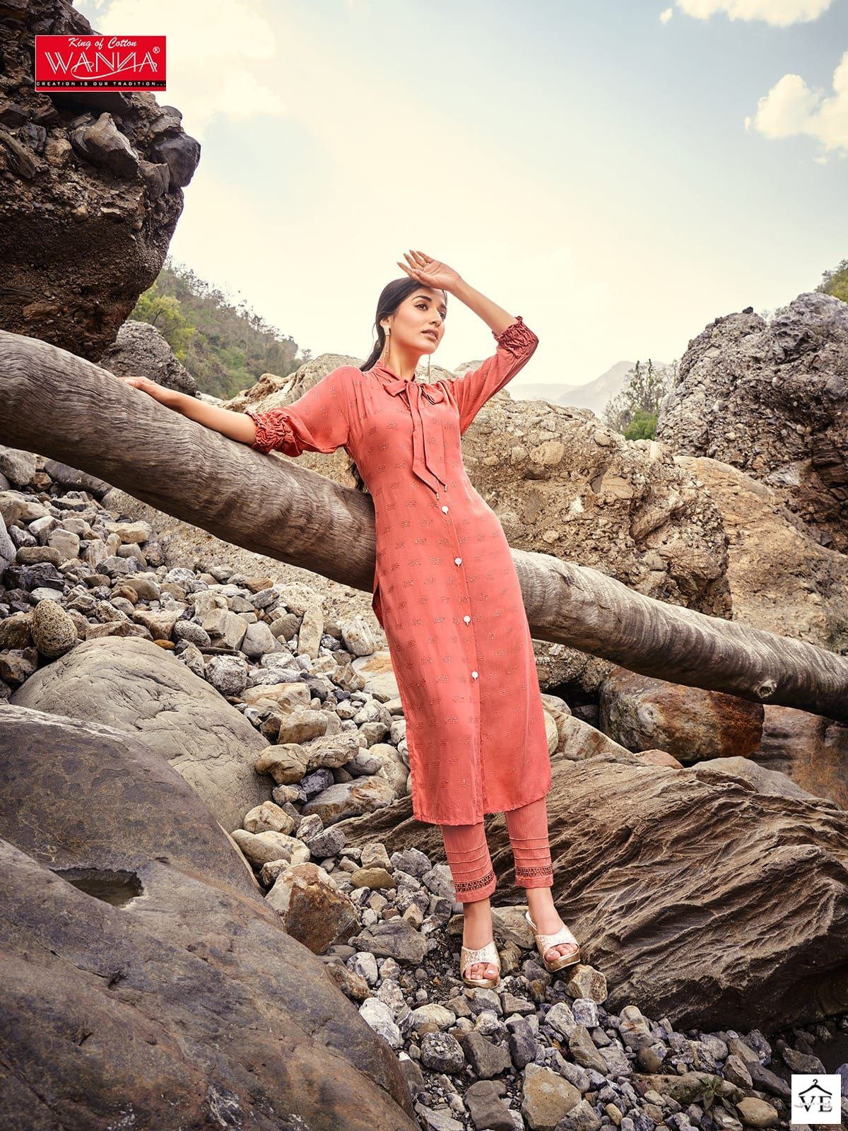 Wanna Jasmine Viscose Rayon Wholesale Kurti Catalog — Wholesale Kurtis, MPA wholesale from Surat - Gallery Image 5