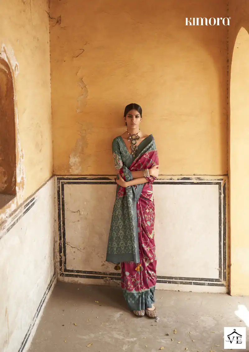 Kimora Jiyana Soft Tusser Silk Wholesale Saree Catalog — Wholesale Sarees, MPA wholesale from Surat - Gallery Image 3