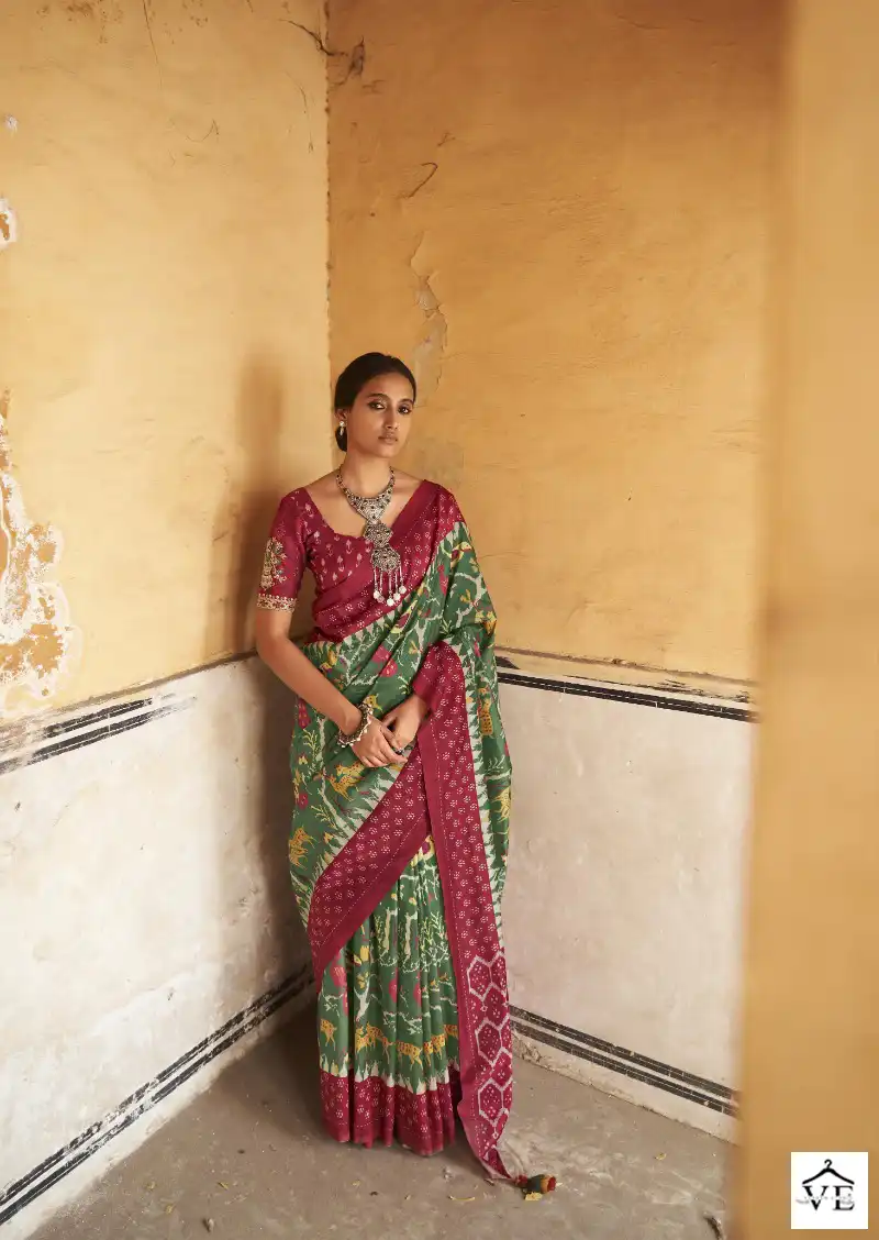 Kimora Jiyana Soft Tusser Silk Wholesale Saree Catalog — Wholesale Sarees, MPA wholesale from Surat - Gallery Image 5