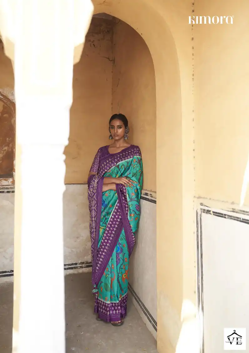 Kimora Jiyana Soft Tusser Silk Wholesale Saree Catalog — Wholesale Sarees, MPA wholesale from Surat - Gallery Image 2