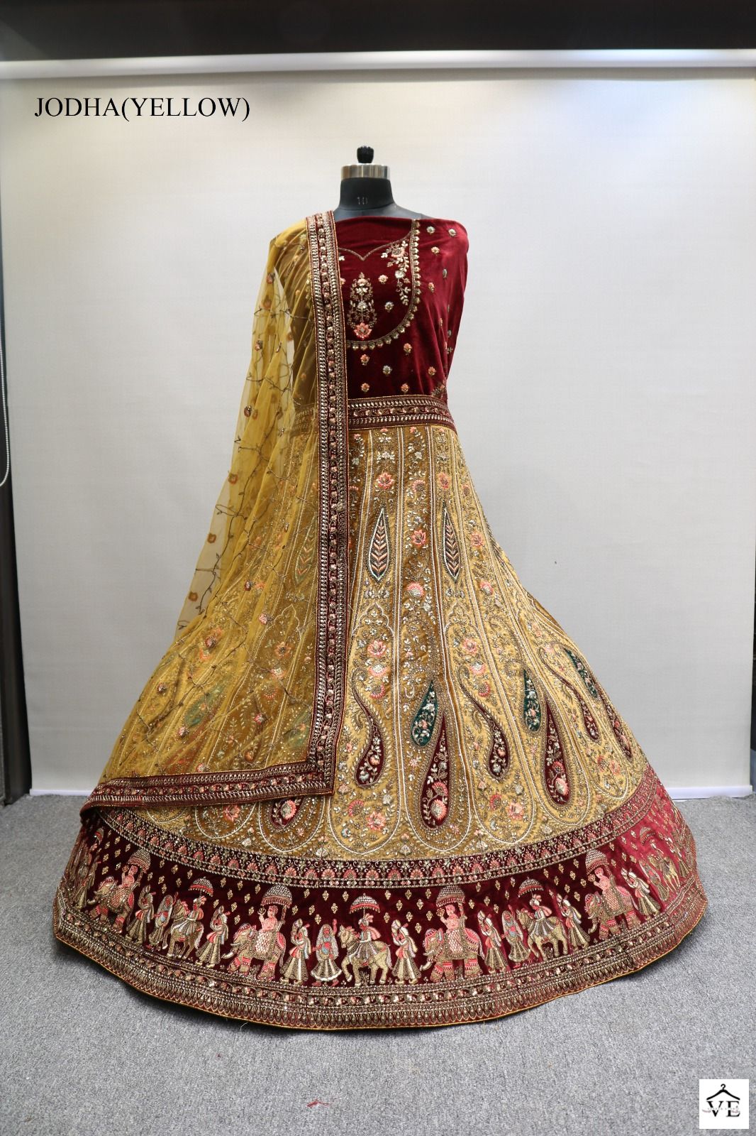 Vaishnavi Jodha Velvet Wholesale Bridal Lehenga Catalog — Wholesale Lehenga, MPA wholesale from Surat — view 2
