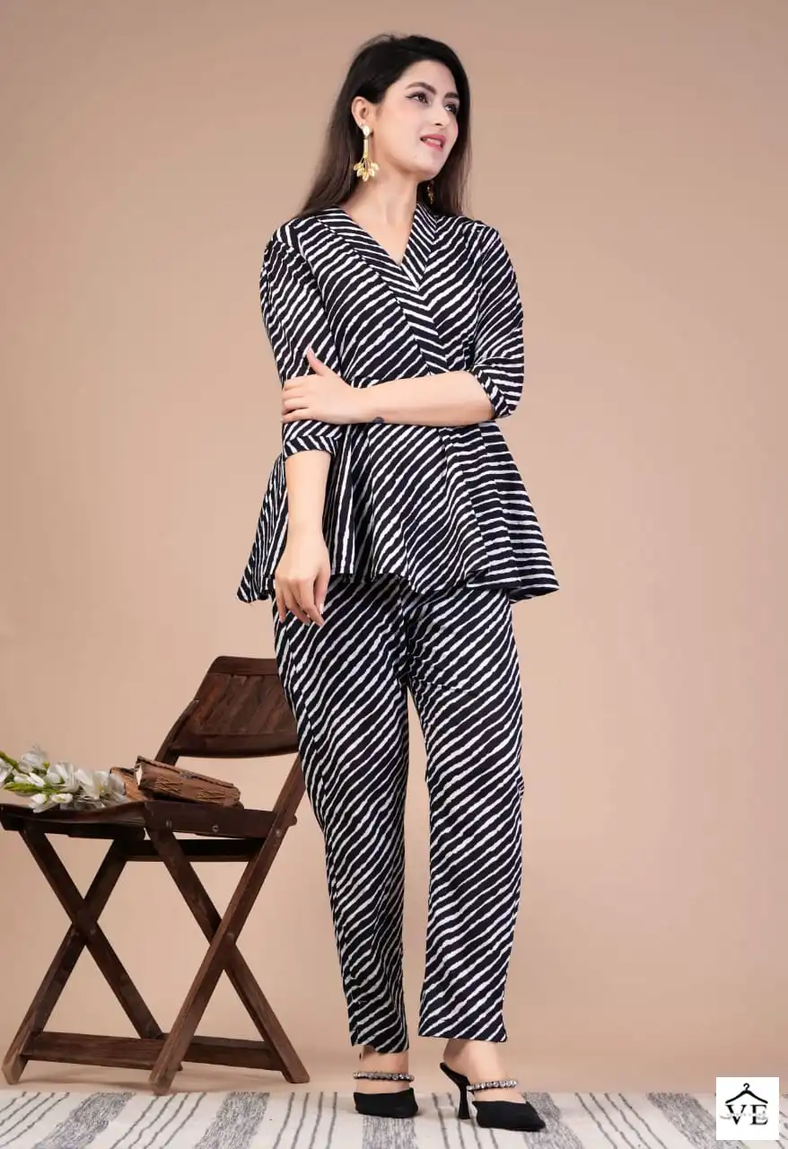VE John Co-Ord Vol 3 Cotton Wholesale Co-Ord Set Catalog — Wholesale Kurtis, MPA wholesale from Surat — view 3