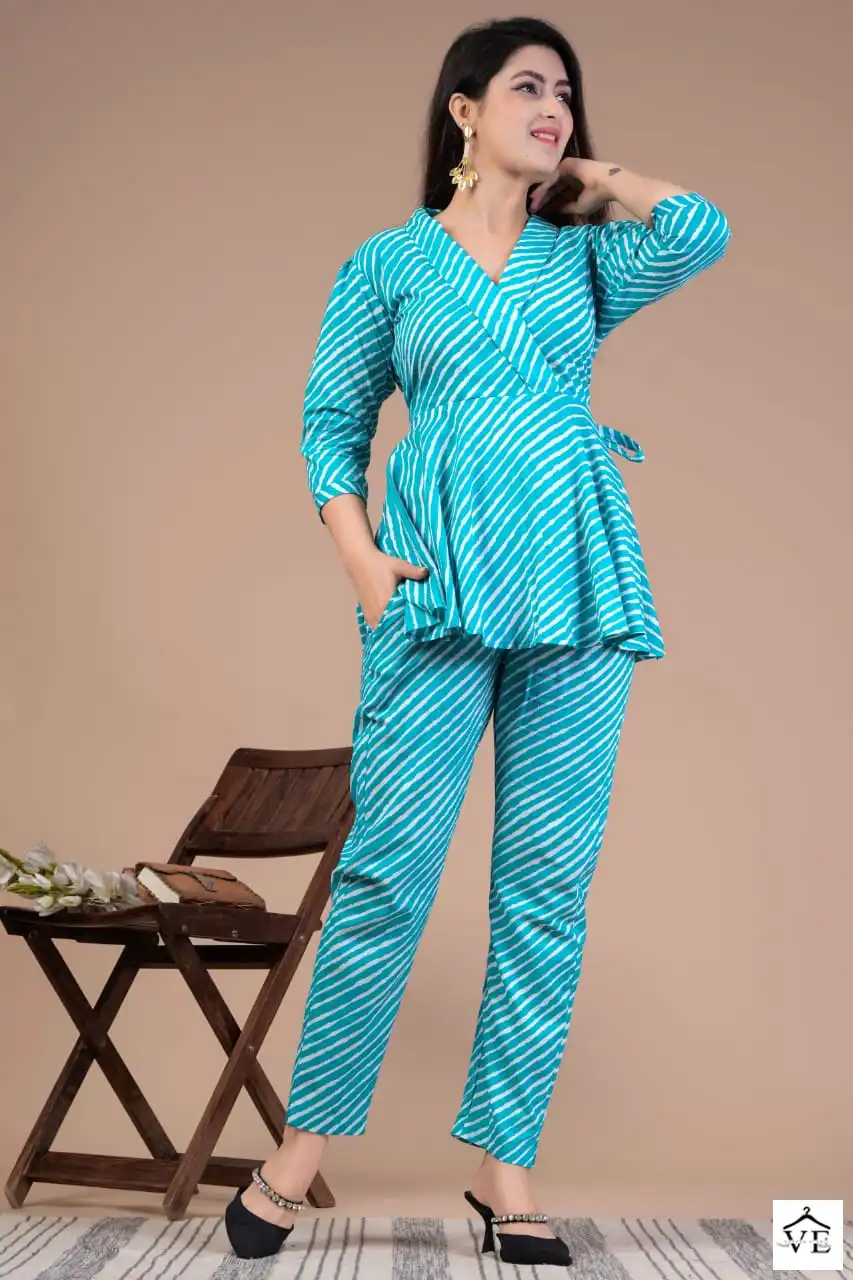VE John Co-Ord Vol 3 Cotton Wholesale Co-Ord Set Catalog — Wholesale Kurtis, MPA wholesale from Surat — view 4
