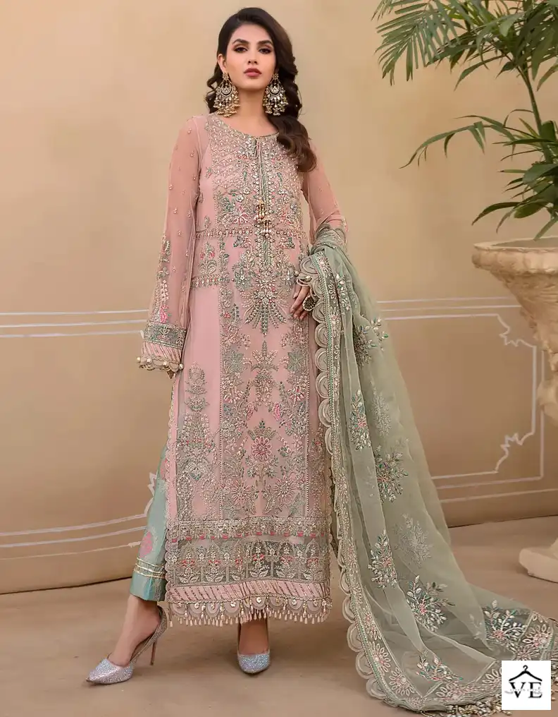 Shree Fab K1817 Soft Organza Wholesale Designer Pakistani Salwar Suit Catalog