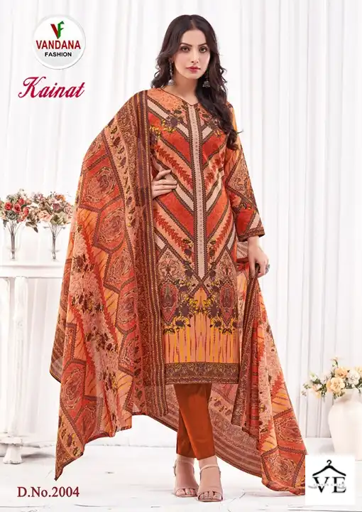 Vandana Kainat Vol 2 Cotton Wholesale Pakistani Salwar Suit Catalog — Wholesale Salwar Suits, MPA wholesale from Surat — view 4