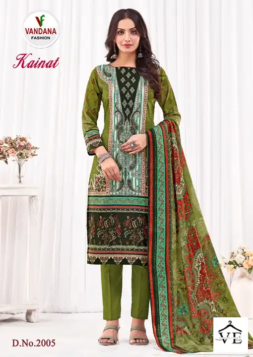 Vandana Kainat Vol 2 Cotton Wholesale Pakistani Salwar Suit Catalog — Wholesale Salwar Suits, MPA wholesale from Surat — view 5