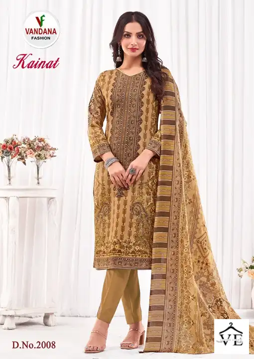 Vandana Kainat Vol 2 Cotton Wholesale Pakistani Salwar Suit Catalog — Wholesale Salwar Suits, MPA wholesale from Surat — view 8