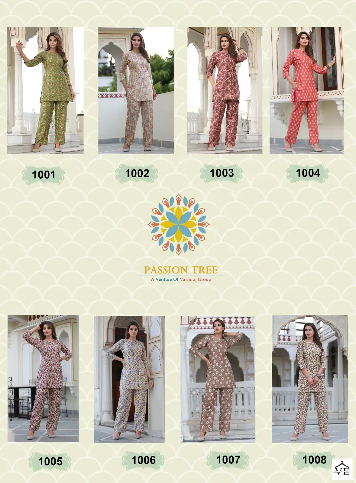 Passion Tree Kalki Vol-1 Pure Printed Cotton Wholesale Co-Ord Set Catalog — Wholesale Kurtis, MPA wholesale from Surat — view 9