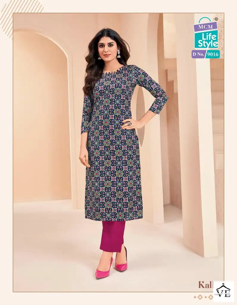 Mcm Kalki Vol 3 Cotton Wholesale Jaipuri Kurti Catalog — Wholesale Kurtis, Mcm wholesale from Surat - Gallery Image 3