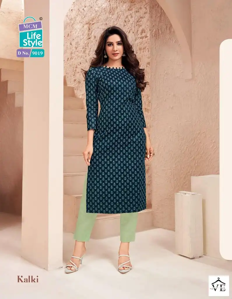 Mcm Kalki Vol 3 Cotton Wholesale Jaipuri Kurti Catalog — Wholesale Kurtis, Mcm wholesale from Surat - Gallery Image 4