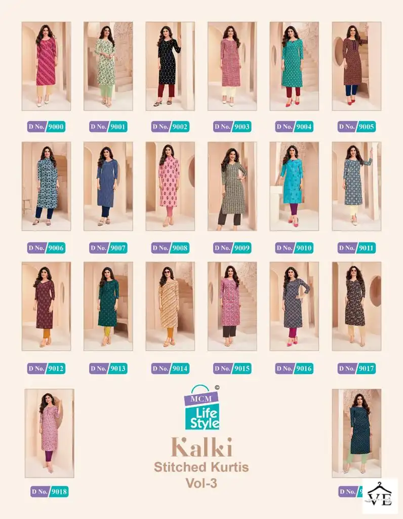 Mcm Kalki Vol 3 Cotton Wholesale Jaipuri Kurti Catalog — Wholesale Kurtis, Mcm  wholesale from Surat — view 21