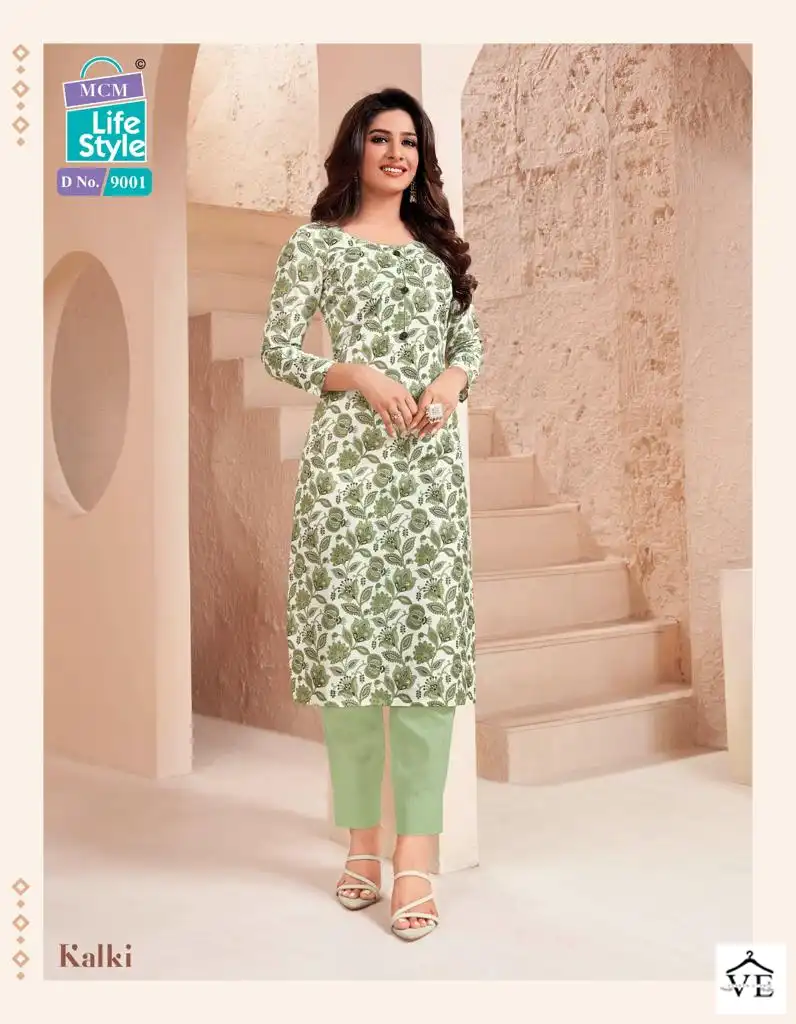 Mcm Kalki Vol 3 Cotton Wholesale Jaipuri Kurti Catalog — Wholesale Kurtis, Mcm wholesale from Surat - Gallery Image 6