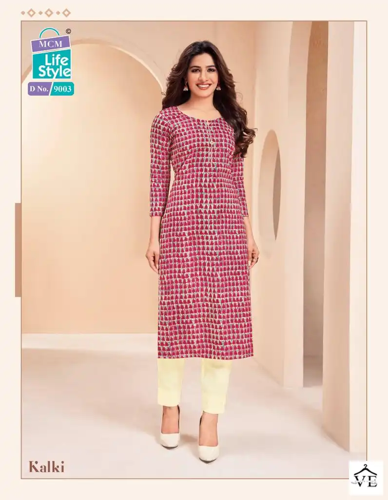 Mcm Kalki Vol 3 Cotton Wholesale Jaipuri Kurti Catalog — Wholesale Kurtis, Mcm wholesale from Surat - Gallery Image 8