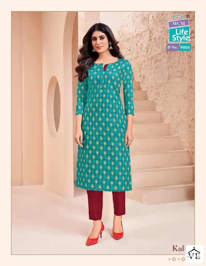 Mcm Kalki Vol 3 Cotton Wholesale Jaipuri Kurti Catalog — Wholesale Kurtis, Mcm wholesale from Surat - Gallery Image 9