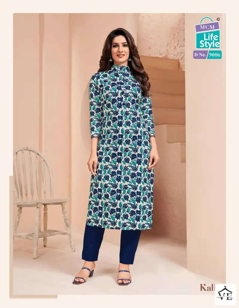 Mcm Kalki Vol 3 Cotton Wholesale Jaipuri Kurti Catalog — Wholesale Kurtis, Mcm wholesale from Surat - Gallery Image 11