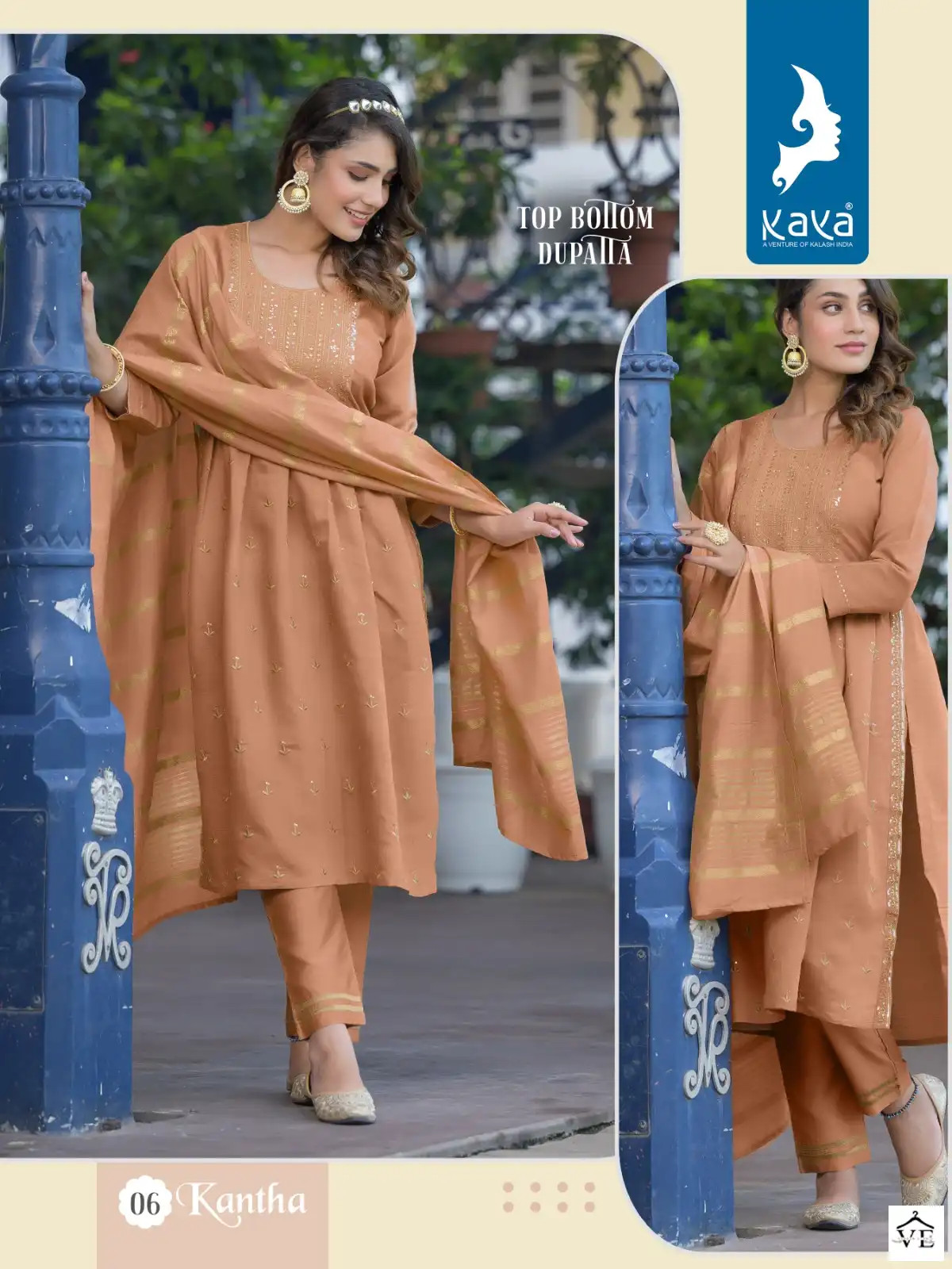 Kaya Kantha Pure Viscose Silk Wholesale Readymade Salwar Suit Catalog — Wholesale Salwar Suits, MPA wholesale from Surat - Gallery Image 6