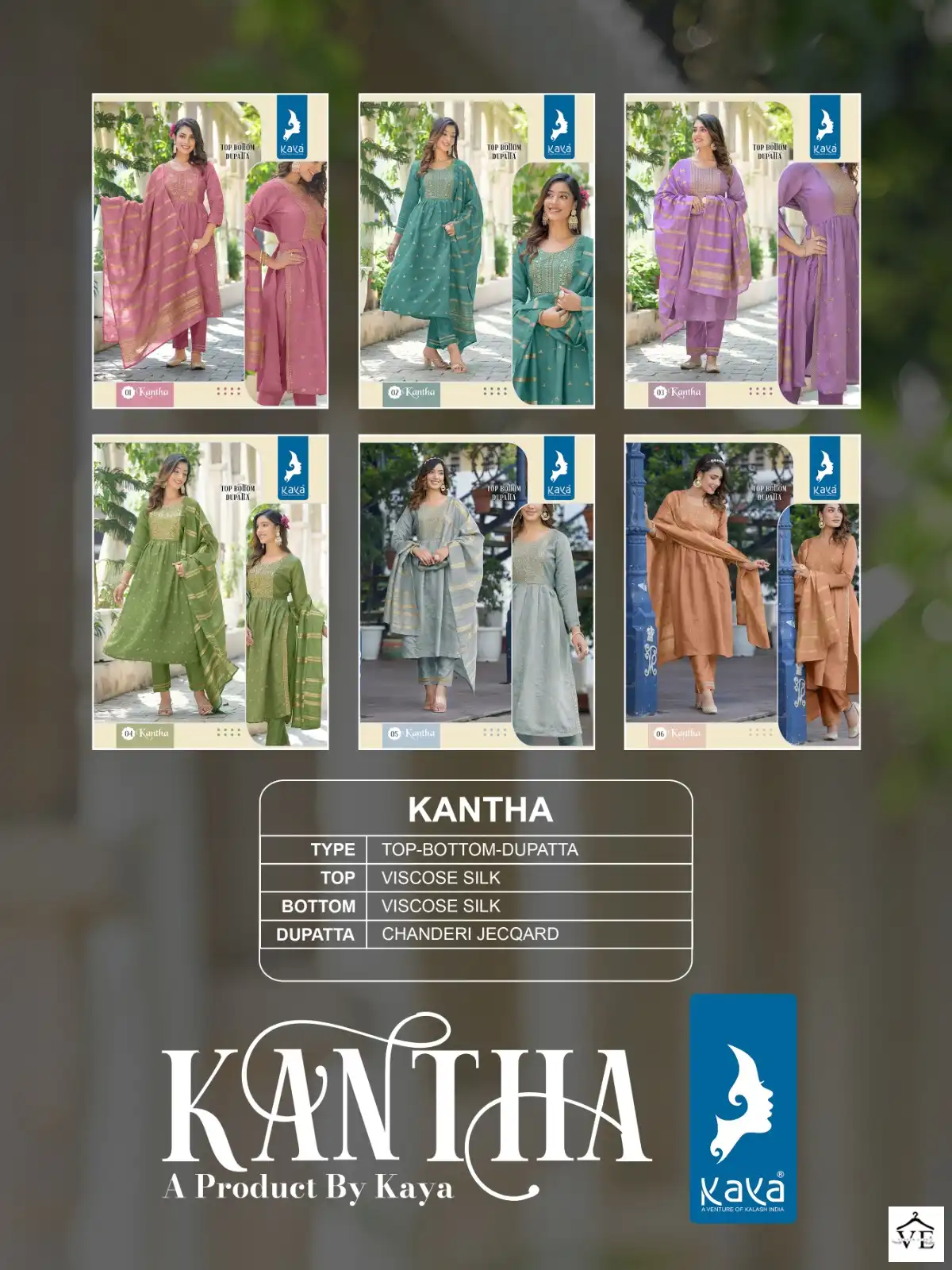 Kaya Kantha Pure Viscose Silk Wholesale Readymade Salwar Suit Catalog — Wholesale Salwar Suits, MPA wholesale from Surat — view 7