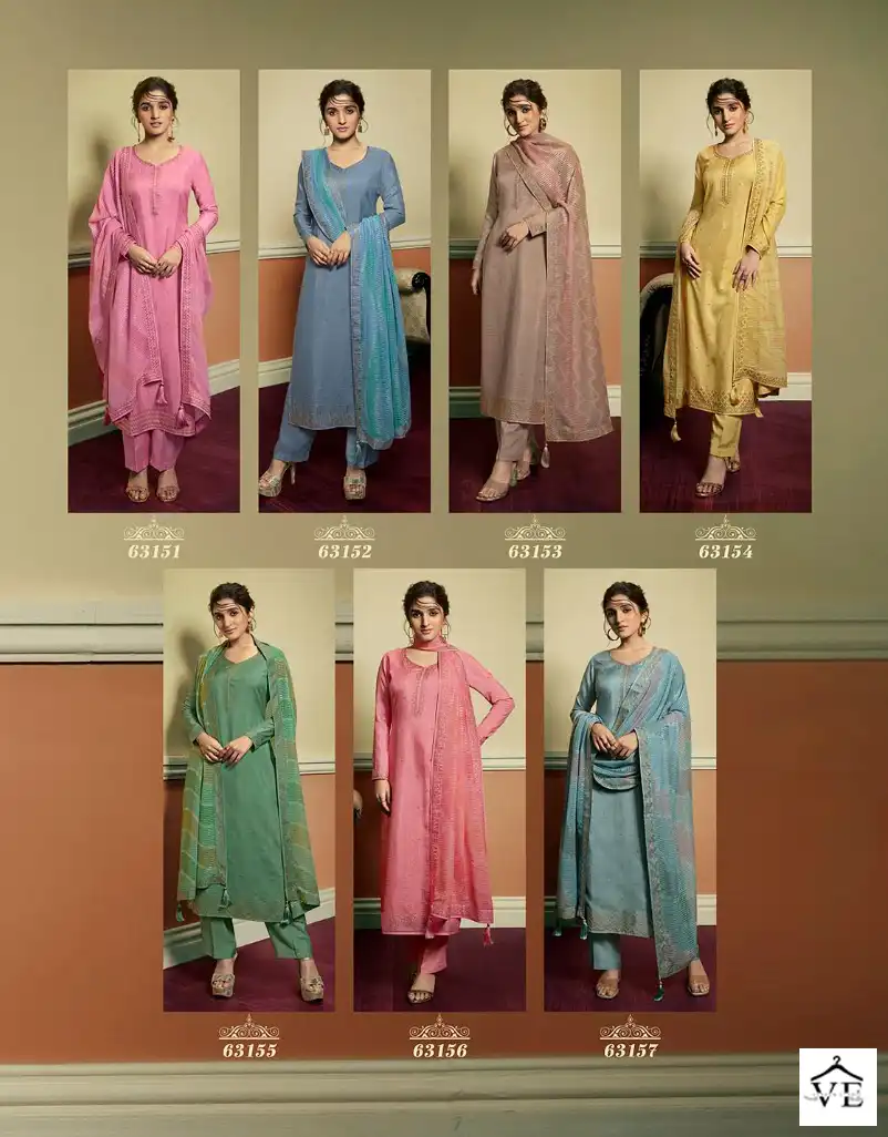 Vinay Kaseesh - Sitara Dola Wholesale Designer Suit Catalog — Wholesale Salwar Suits, MPA wholesale from Surat — view 8